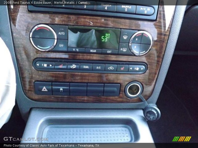 Merlot Metallic / Camel 2008 Ford Taurus X Eddie Bauer