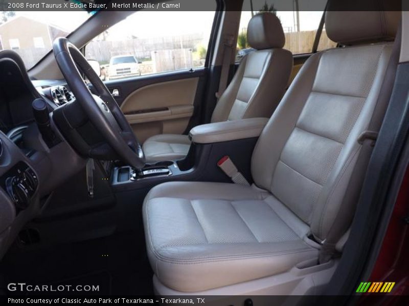 Merlot Metallic / Camel 2008 Ford Taurus X Eddie Bauer