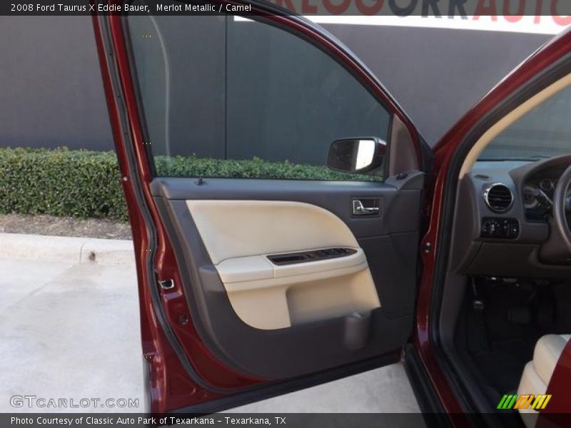 Merlot Metallic / Camel 2008 Ford Taurus X Eddie Bauer
