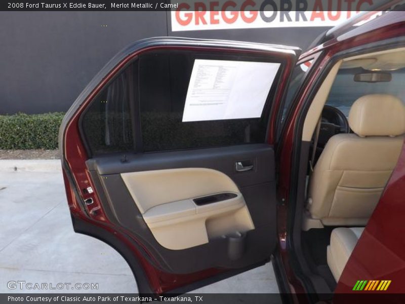 Merlot Metallic / Camel 2008 Ford Taurus X Eddie Bauer