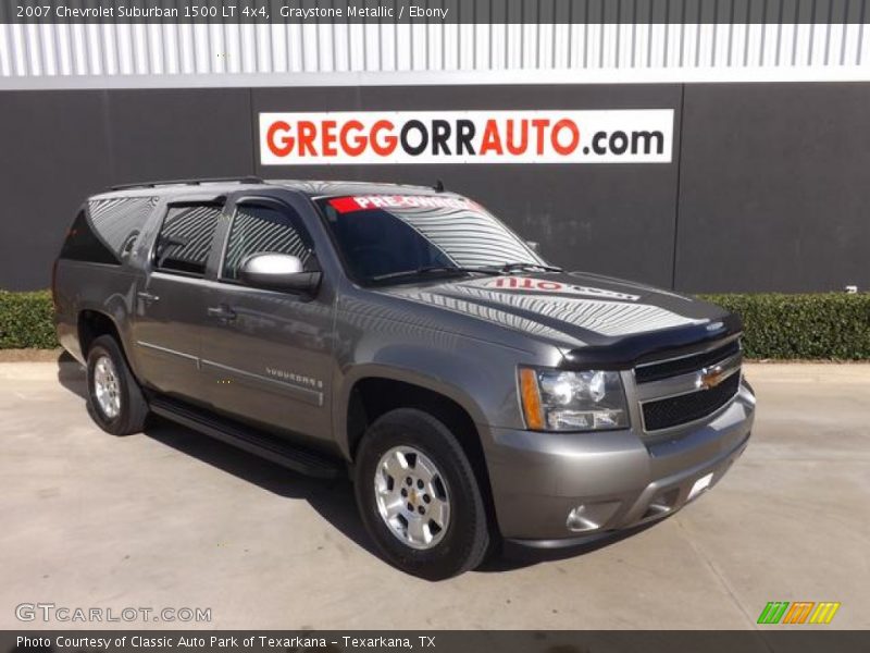 Graystone Metallic / Ebony 2007 Chevrolet Suburban 1500 LT 4x4
