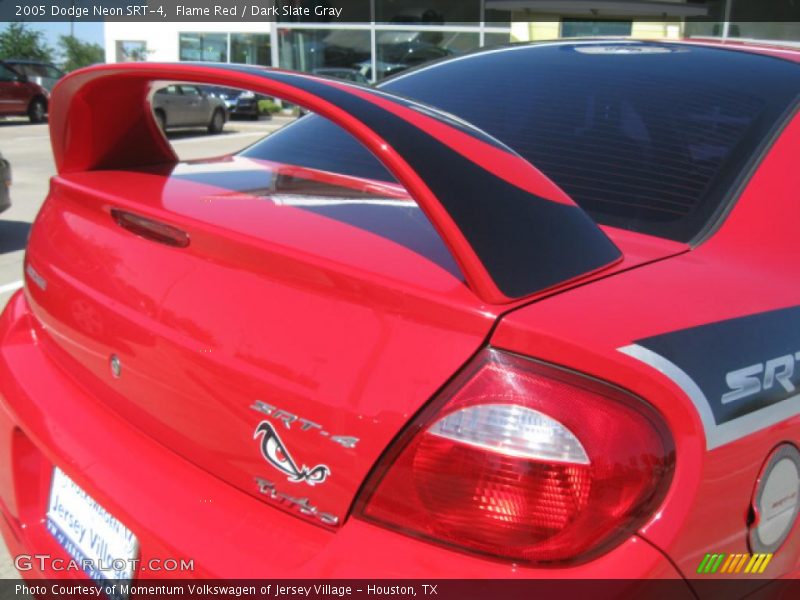 Flame Red / Dark Slate Gray 2005 Dodge Neon SRT-4