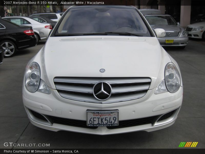 Alabaster White / Macadamia 2007 Mercedes-Benz R 350 4Matic