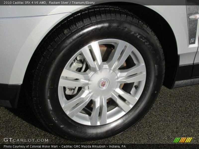Radiant Silver / Titanium/Ebony 2010 Cadillac SRX 4 V6 AWD