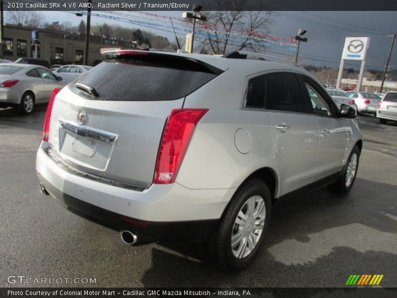 Radiant Silver / Titanium/Ebony 2010 Cadillac SRX 4 V6 AWD