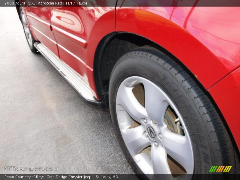 Moroccan Red Pearl / Taupe 2008 Acura RDX