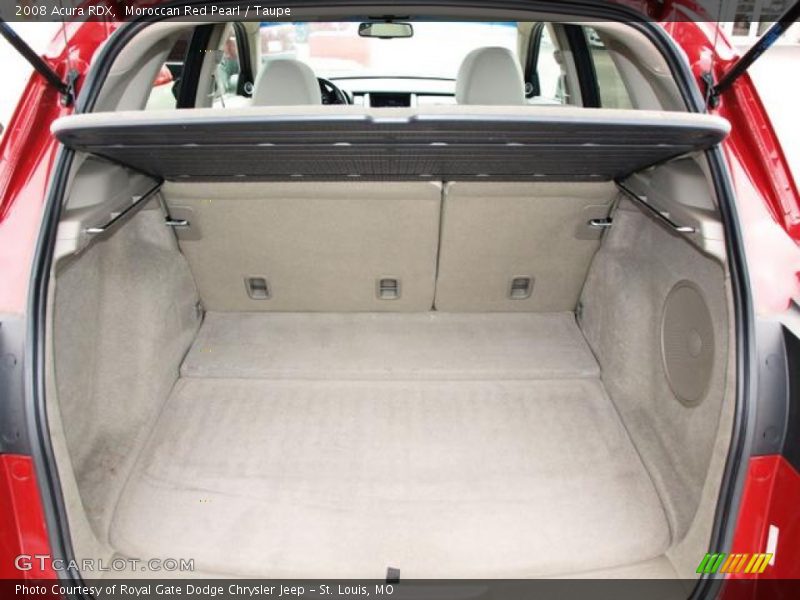  2008 RDX  Trunk