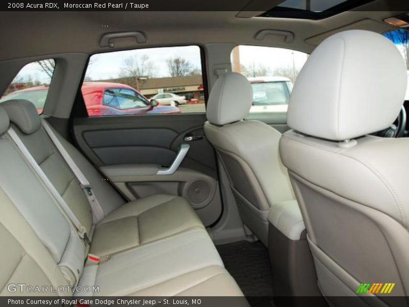 Rear Seat of 2008 RDX 