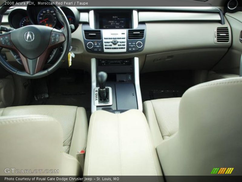 Moroccan Red Pearl / Taupe 2008 Acura RDX