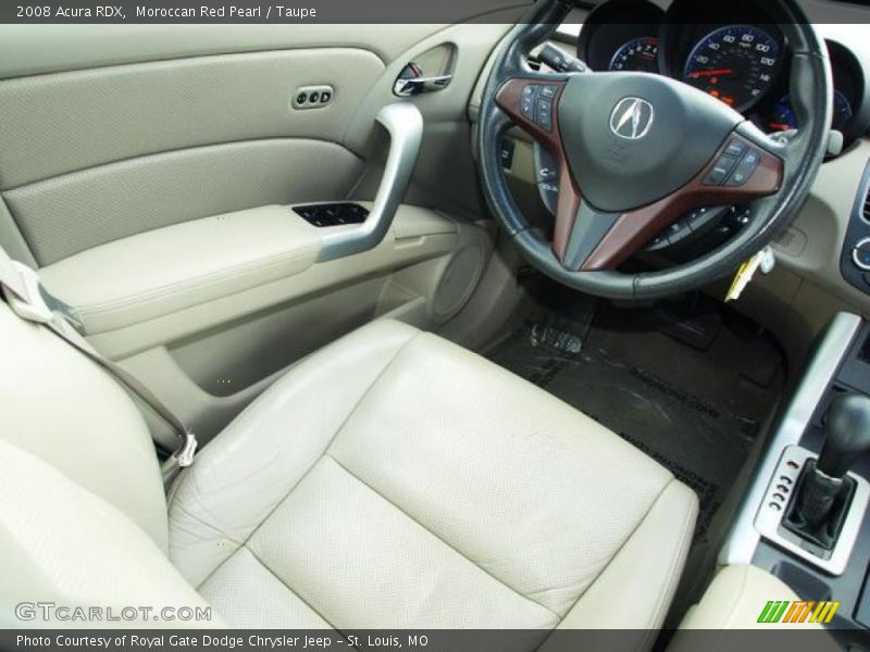 Moroccan Red Pearl / Taupe 2008 Acura RDX