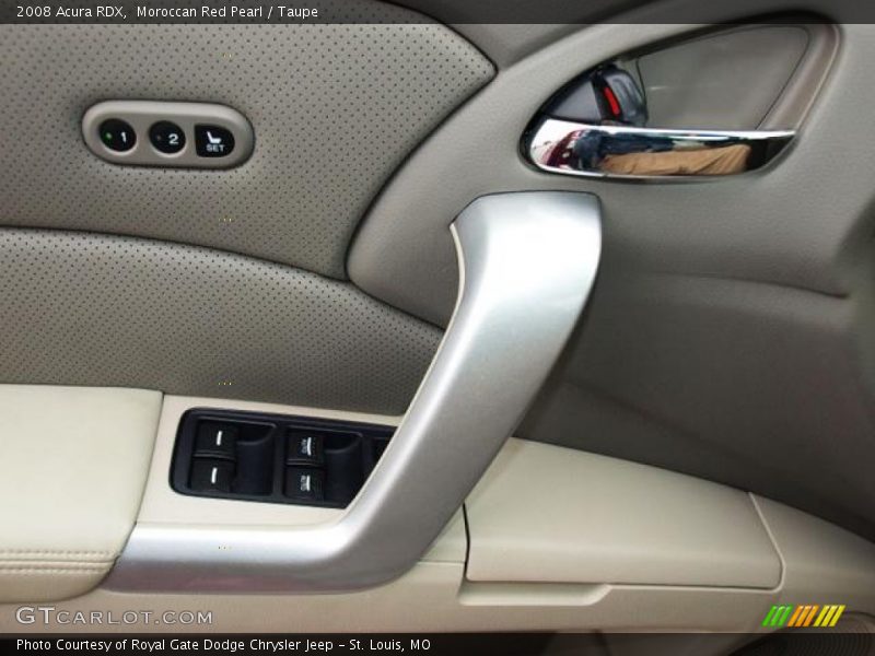 Moroccan Red Pearl / Taupe 2008 Acura RDX