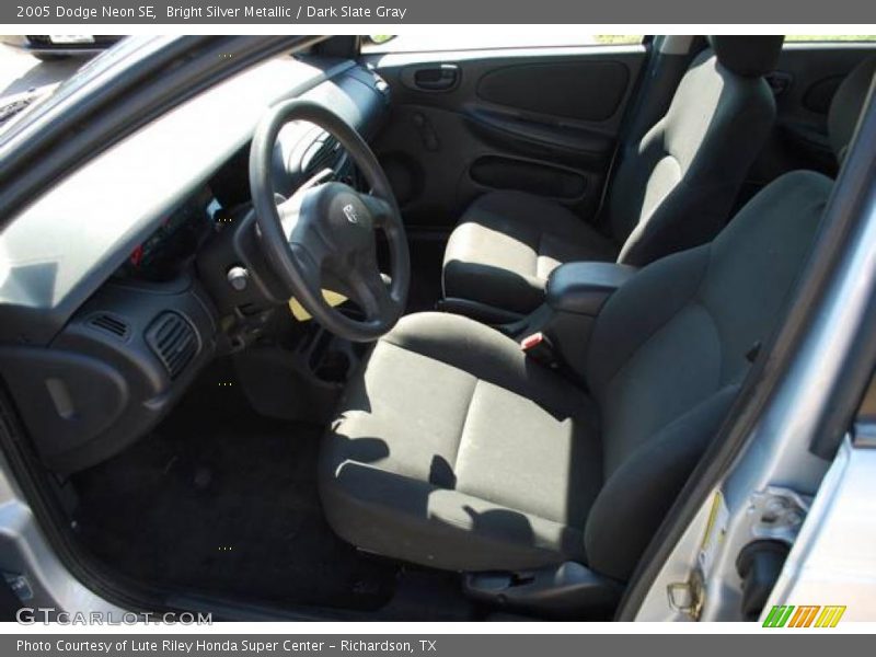 Bright Silver Metallic / Dark Slate Gray 2005 Dodge Neon SE