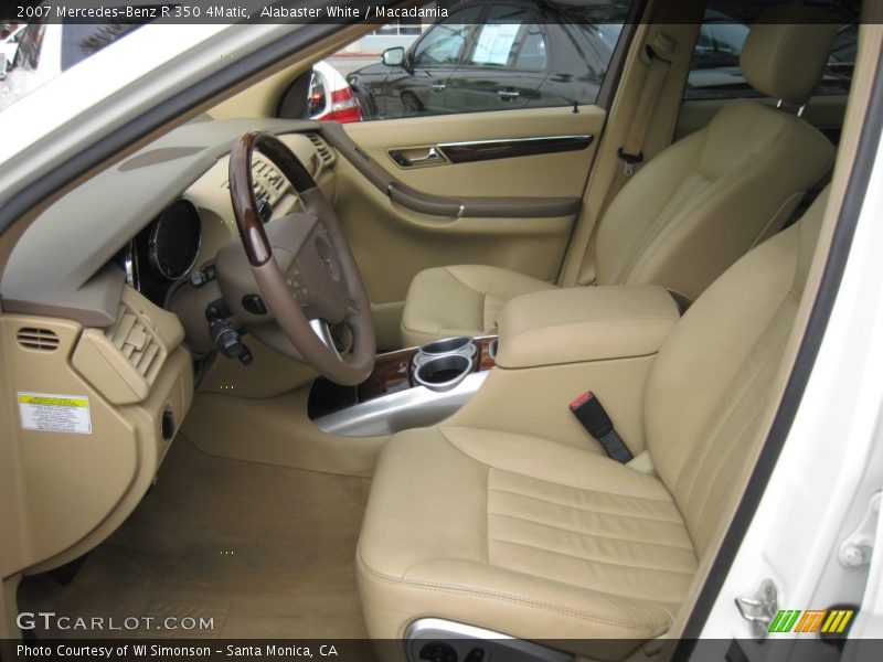 Alabaster White / Macadamia 2007 Mercedes-Benz R 350 4Matic