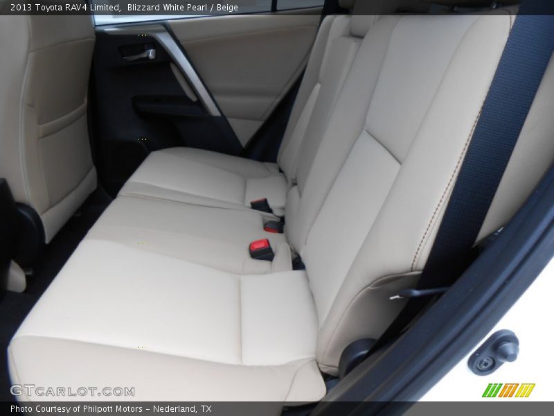 Rear Seat of 2013 RAV4 Limited