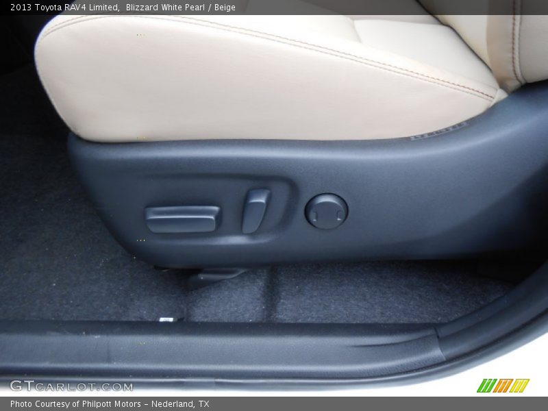 Front Seat of 2013 RAV4 Limited