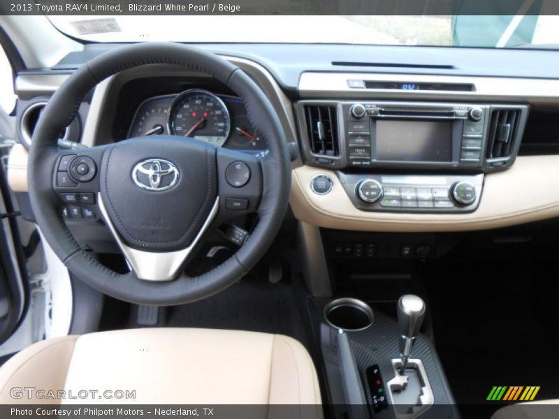 Dashboard of 2013 RAV4 Limited