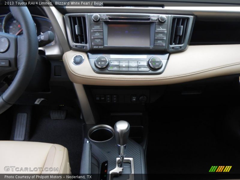 Dashboard of 2013 RAV4 Limited