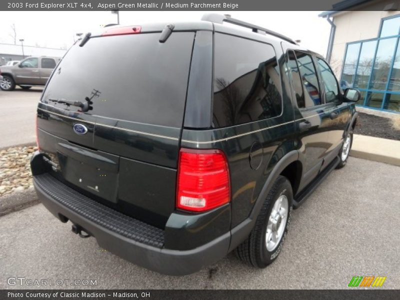 Aspen Green Metallic / Medium Parchment Beige 2003 Ford Explorer XLT 4x4