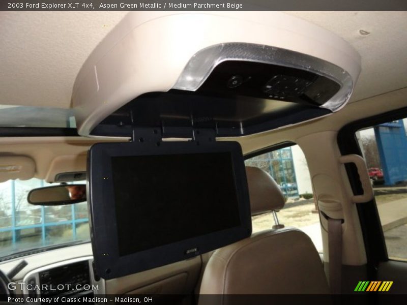Aspen Green Metallic / Medium Parchment Beige 2003 Ford Explorer XLT 4x4