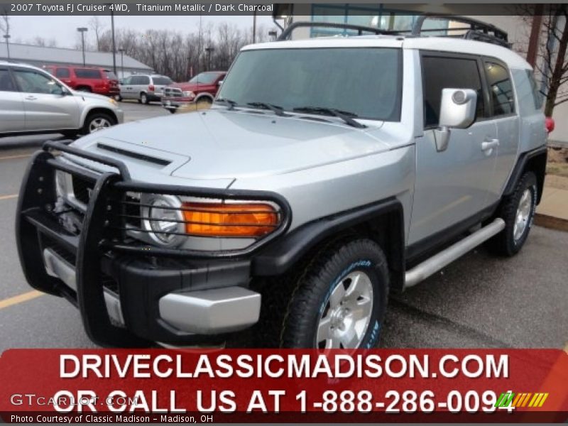 Titanium Metallic / Dark Charcoal 2007 Toyota FJ Cruiser 4WD
