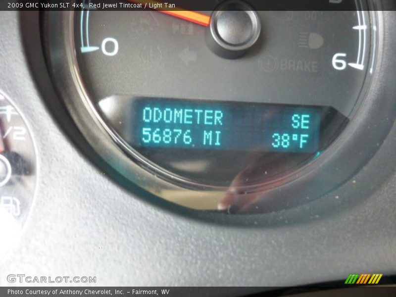 Red Jewel Tintcoat / Light Tan 2009 GMC Yukon SLT 4x4