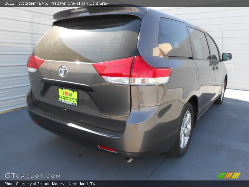 Predawn Gray Mica / Light Gray 2013 Toyota Sienna V6