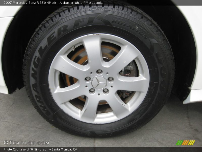 Alabaster White / Macadamia 2007 Mercedes-Benz R 350 4Matic