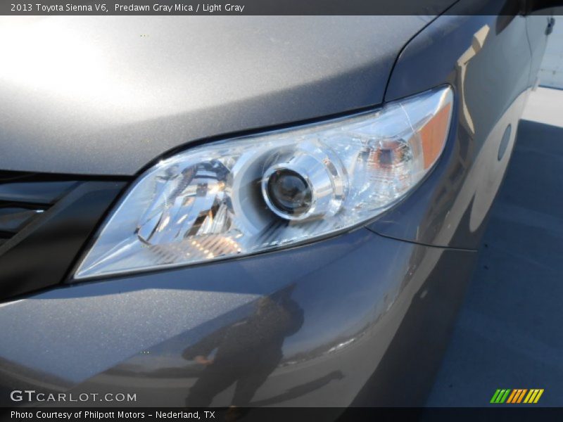 Predawn Gray Mica / Light Gray 2013 Toyota Sienna V6
