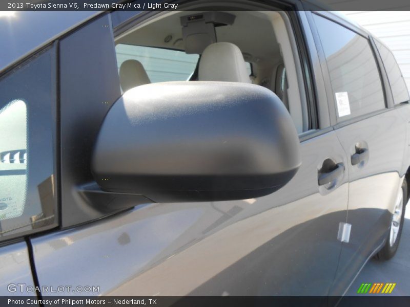 Predawn Gray Mica / Light Gray 2013 Toyota Sienna V6