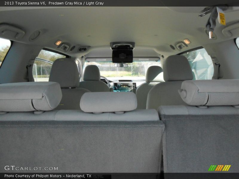 Predawn Gray Mica / Light Gray 2013 Toyota Sienna V6