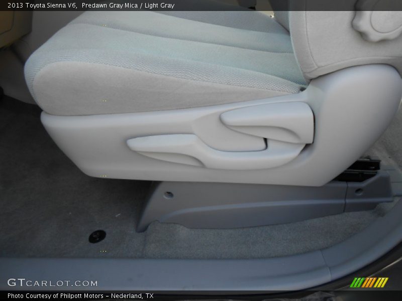 Predawn Gray Mica / Light Gray 2013 Toyota Sienna V6
