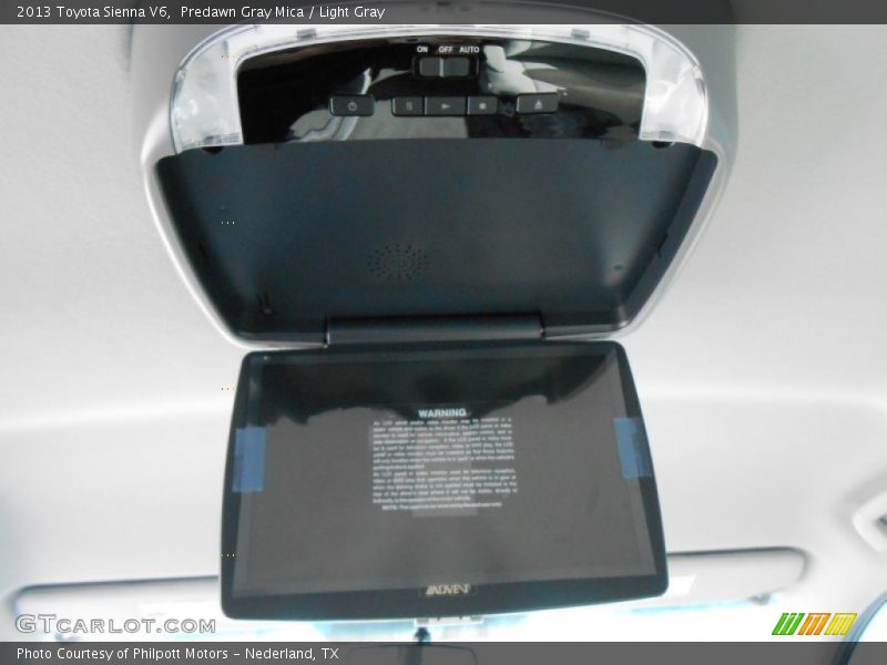 Predawn Gray Mica / Light Gray 2013 Toyota Sienna V6