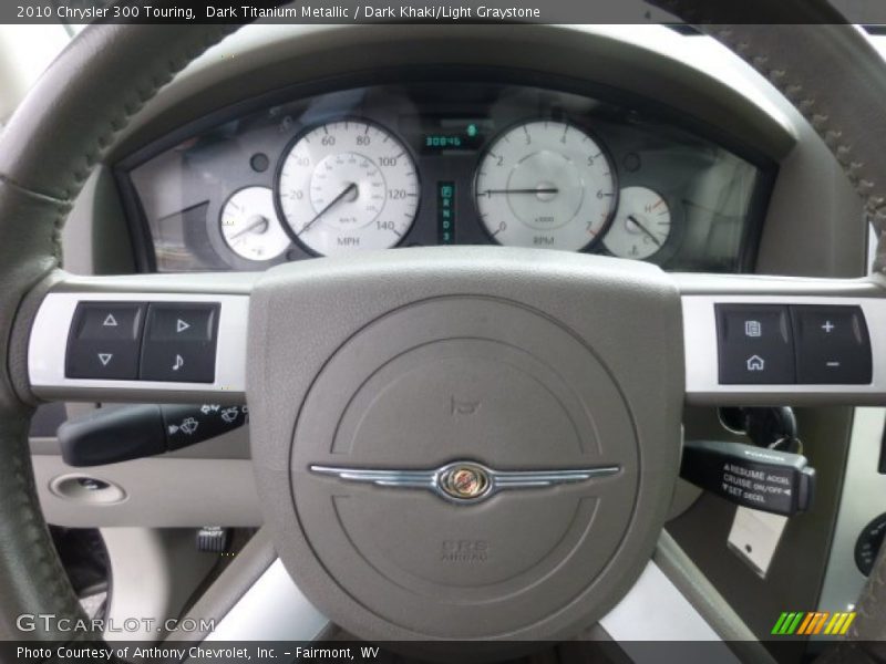 Dark Titanium Metallic / Dark Khaki/Light Graystone 2010 Chrysler 300 Touring