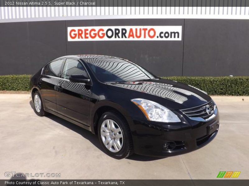 Super Black / Charcoal 2012 Nissan Altima 2.5 S