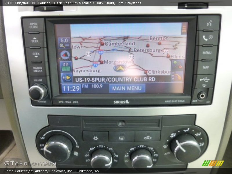 Controls of 2010 300 Touring