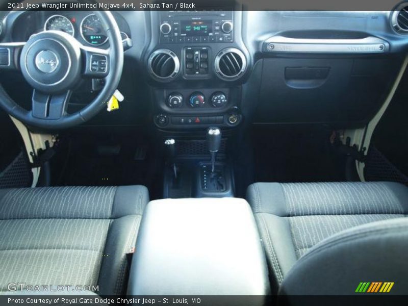 Dashboard of 2011 Wrangler Unlimited Mojave 4x4