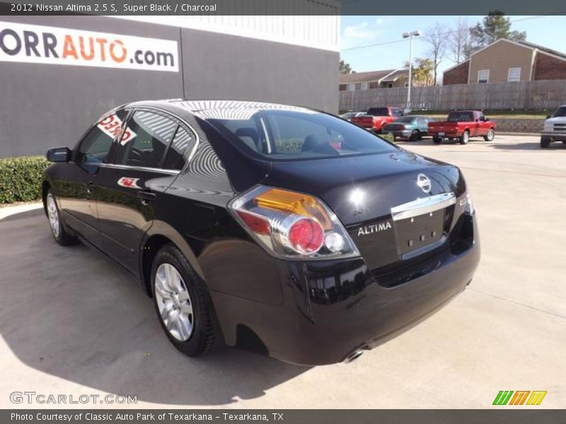 Super Black / Charcoal 2012 Nissan Altima 2.5 S