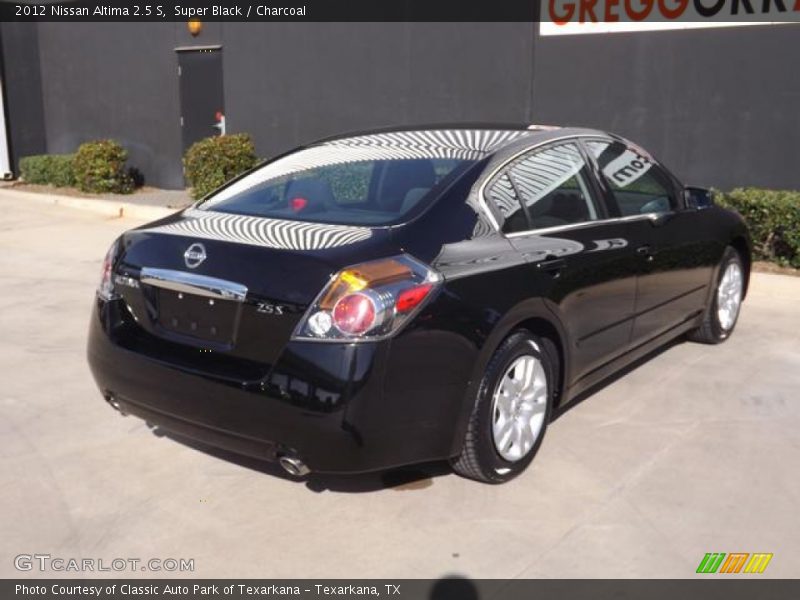 Super Black / Charcoal 2012 Nissan Altima 2.5 S
