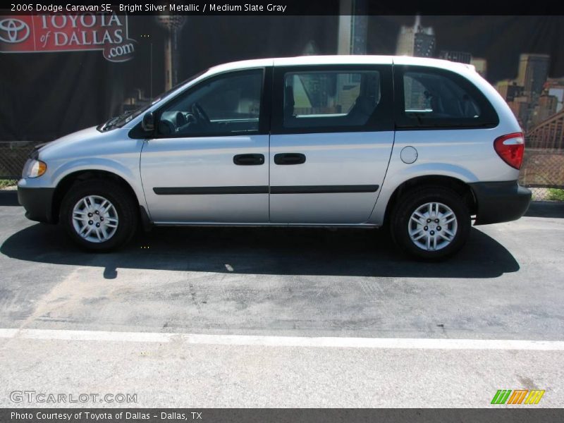 Bright Silver Metallic / Medium Slate Gray 2006 Dodge Caravan SE