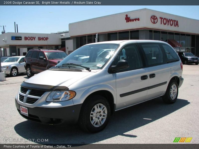 Bright Silver Metallic / Medium Slate Gray 2006 Dodge Caravan SE