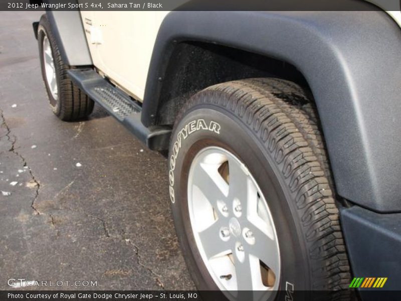 Sahara Tan / Black 2012 Jeep Wrangler Sport S 4x4