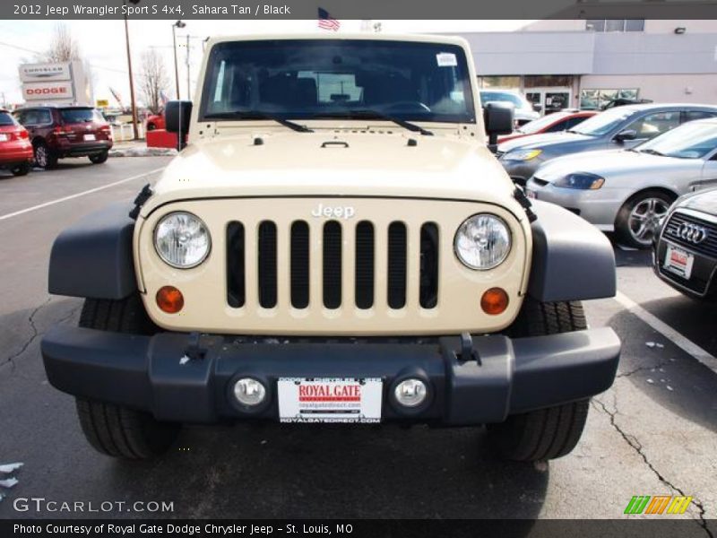 Sahara Tan / Black 2012 Jeep Wrangler Sport S 4x4