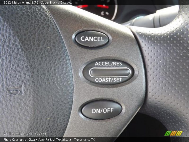 Super Black / Charcoal 2012 Nissan Altima 2.5 S