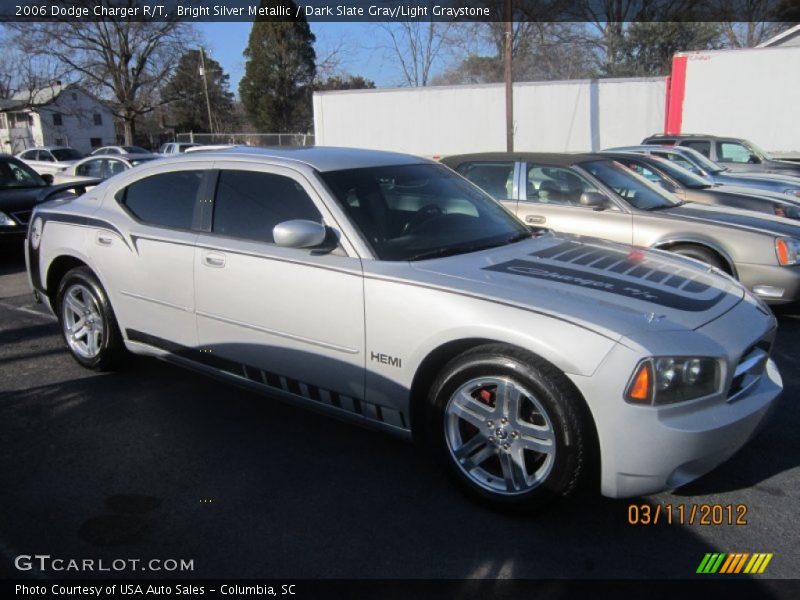 Bright Silver Metallic / Dark Slate Gray/Light Graystone 2006 Dodge Charger R/T