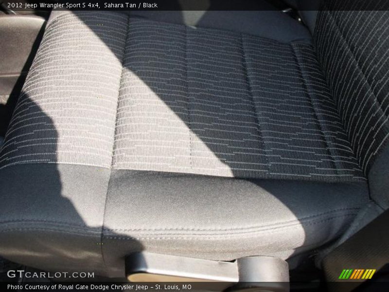 Sahara Tan / Black 2012 Jeep Wrangler Sport S 4x4