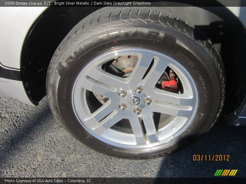 Bright Silver Metallic / Dark Slate Gray/Light Graystone 2006 Dodge Charger R/T