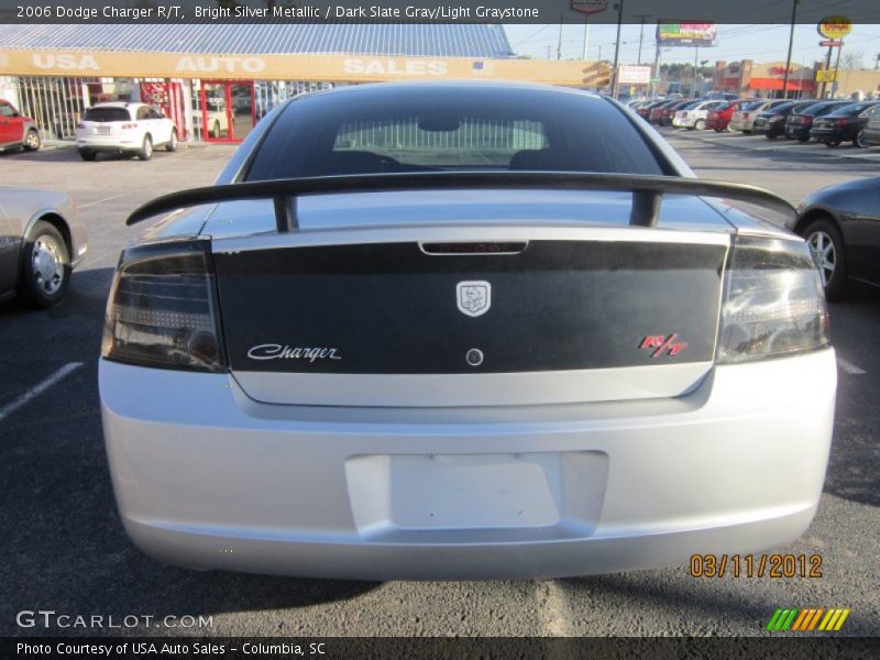 Bright Silver Metallic / Dark Slate Gray/Light Graystone 2006 Dodge Charger R/T