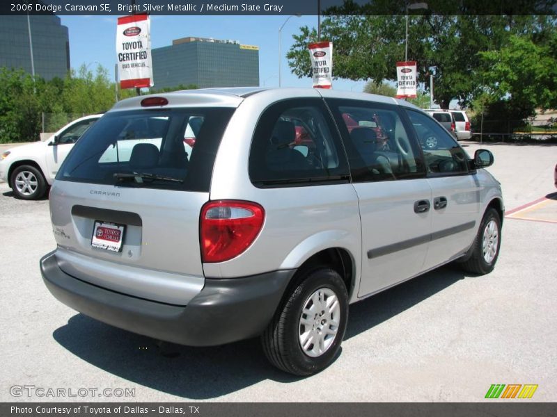 Bright Silver Metallic / Medium Slate Gray 2006 Dodge Caravan SE