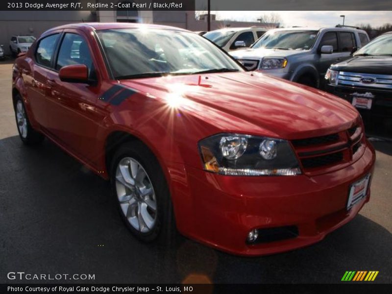 Redline 2-Coat Pearl / Black/Red 2013 Dodge Avenger R/T
