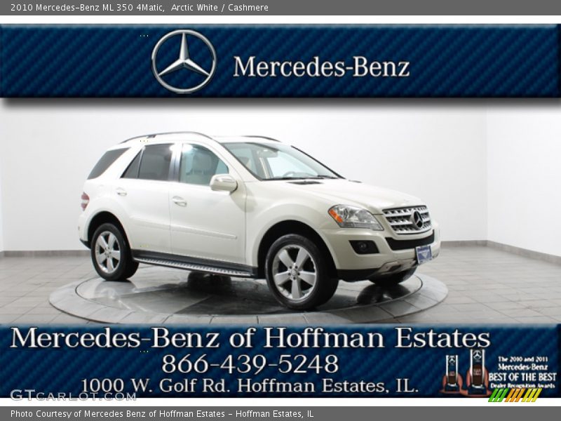 Arctic White / Cashmere 2010 Mercedes-Benz ML 350 4Matic